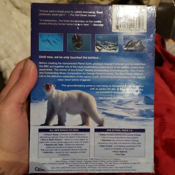 The Blue Planet: Seas of Life (5-Disc Special Edition) DVD  documentary - Picture 3 of 5